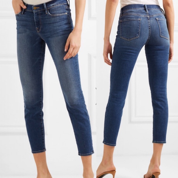Frame Denim Denim - Frame le skinny de Jeanne crop hi rise 30 C8